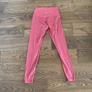 Pink lululemon leggings